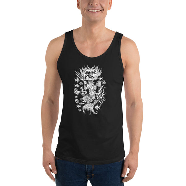 Wanted Podcast Merman Clan Men's Tank - Crab Scrambly Exclusive